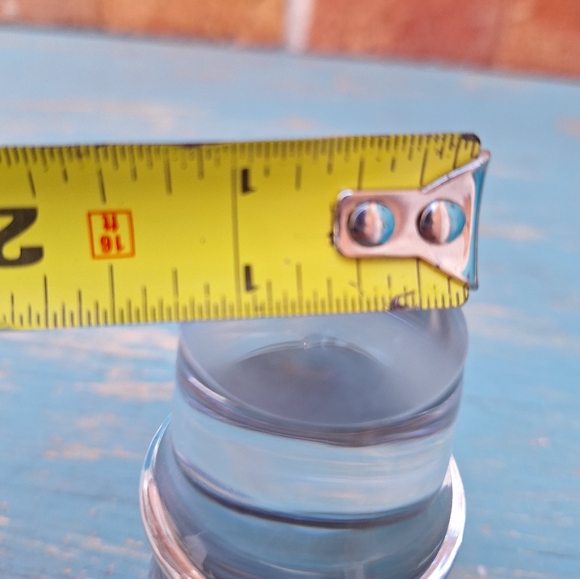 Glass Top Bottle Stopper Lid Clear Art Glass Decanter Replacement - Picture 10 of 15